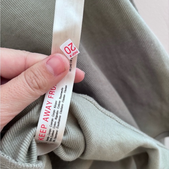 NWOT FP intimately | downtime bodysuit In sage - Picture 10 of 11